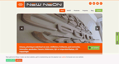 Desktop Screenshot of newneon.be